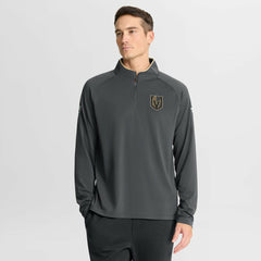 Vegas Golden Knights Fanatics Authentic Pro Rink Training Quarter-Zip Pullover - Gray - NHL