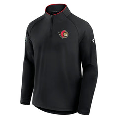 Ottawa Senators Fanatics Authentic Pro Rink Training Quarter-Zip Pullover - Black - NHL