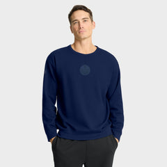 Edmonton Oilers Fanatics Authentic Pro Road Tri-Blend Sweatshirt - Navy - NHL