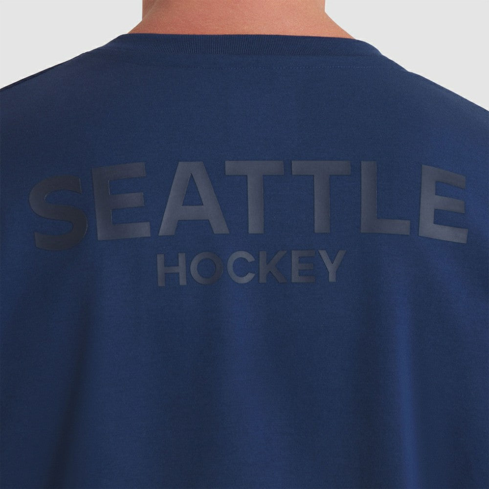 Seattle Kraken Fanatics Authentic Pro Road Tri-Blend Sweatshirt - Deep Sea Blue - NHL