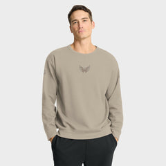 Washington Capitals Fanatics Authentic Pro Road Tri-Blend Sweatshirt - Tan - NHL