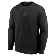 Ottawa Senators Fanatics Authentic Pro Road Tri-Blend Sweatshirt - Black - NHL