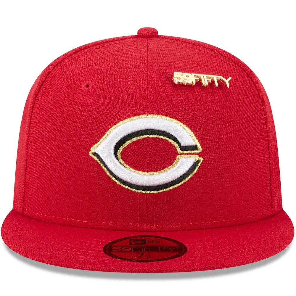 Cincinnati Reds New Era 2025 59FIFTY Day 59FIFTY Fitted Hat with Pins - MLB