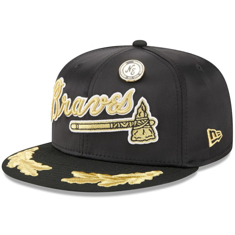 Atlanta Braves New Era 2025 59FIFTY Day Gold Leaf 59FIFTY Fitted Hat - MLB