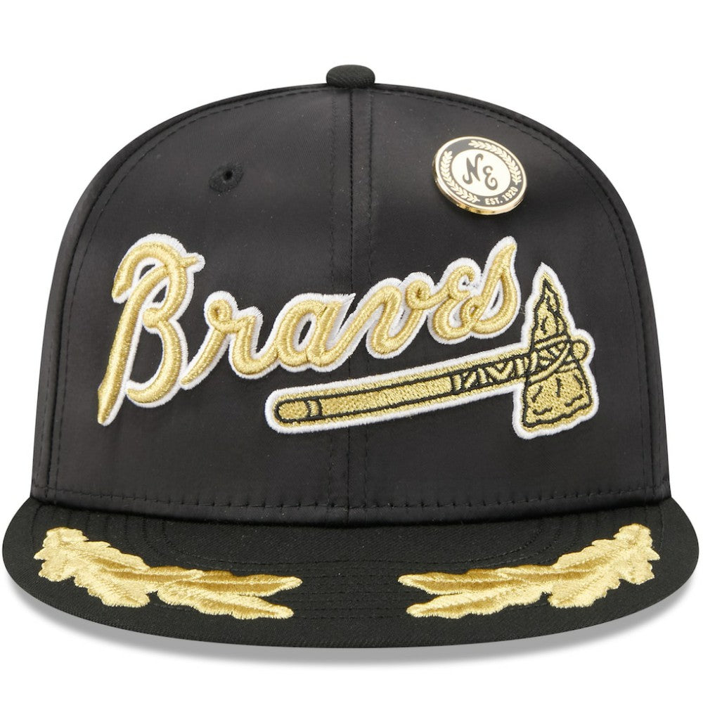 Atlanta Braves New Era 2025 59FIFTY Day Gold Leaf 59FIFTY Fitted Hat - MLB