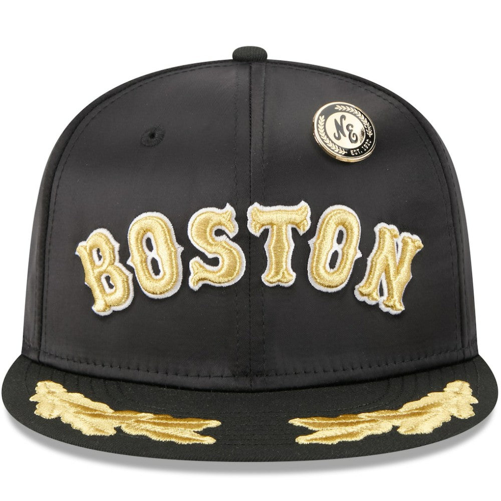 Boston Red Sox New Era 2025 59FIFTY Day Gold Leaf 59FIFTY Fitted Hat - MLB