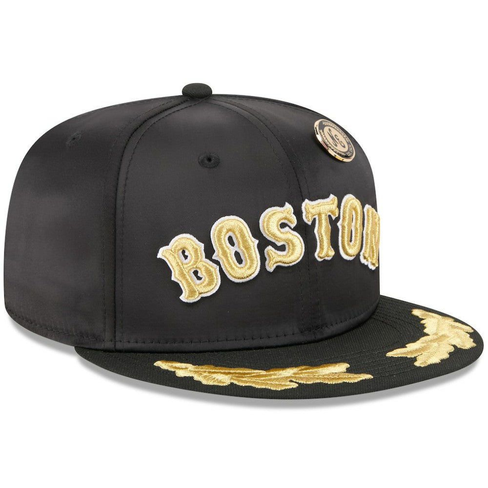 Boston Red Sox New Era 2025 59FIFTY Day Gold Leaf 59FIFTY Fitted Hat - MLB