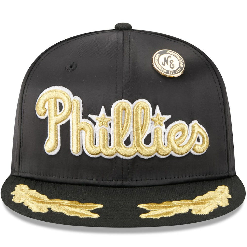 Philadelphia Phillies New Era 2025 59FIFTY Day Gold Leaf 59FIFTY Fitted Hat - MLB