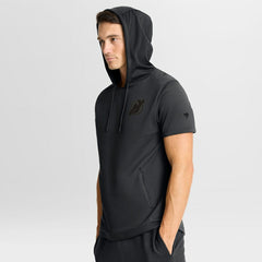 New Jersey Devils Fanatics Authentic Pro Road Short Sleeve Hoodie - Black - NHL
