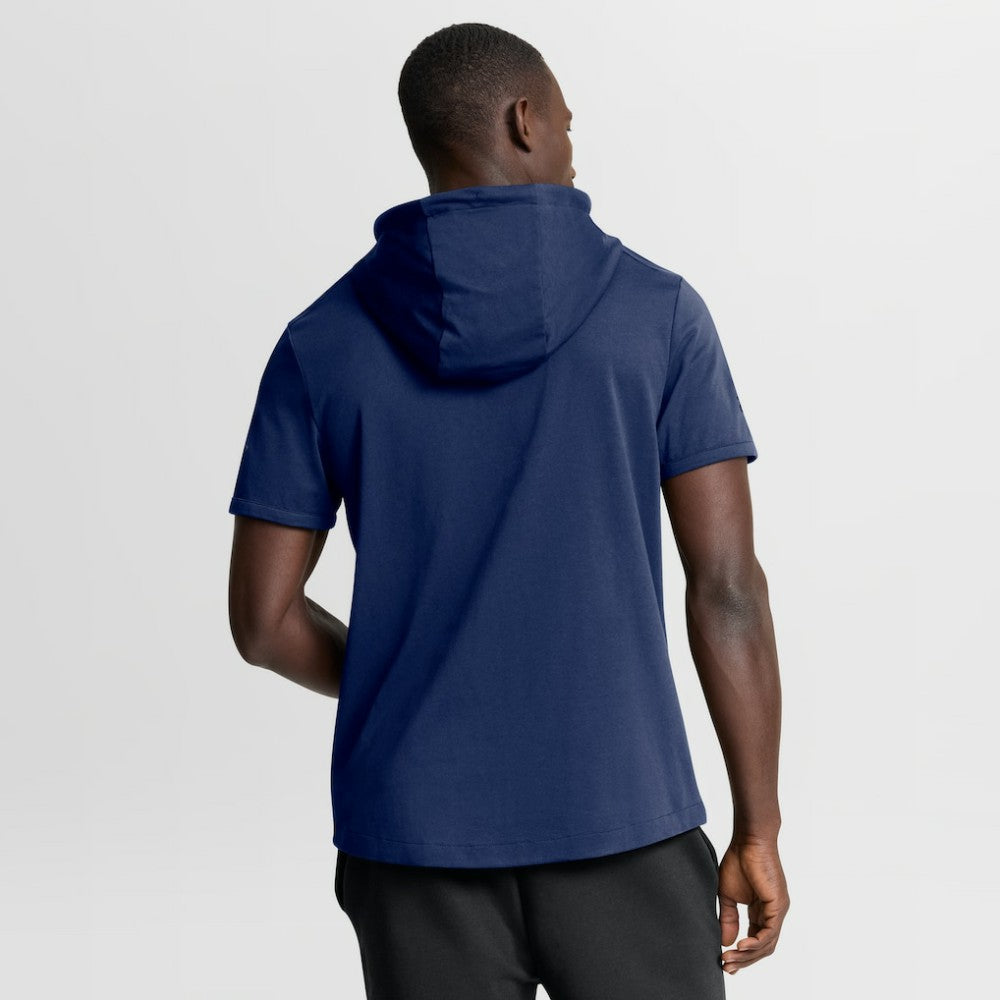 Toronto Maple Leafs Fanatics Authentic Pro Road Short Sleeve Hoodie - Navy - NHL
