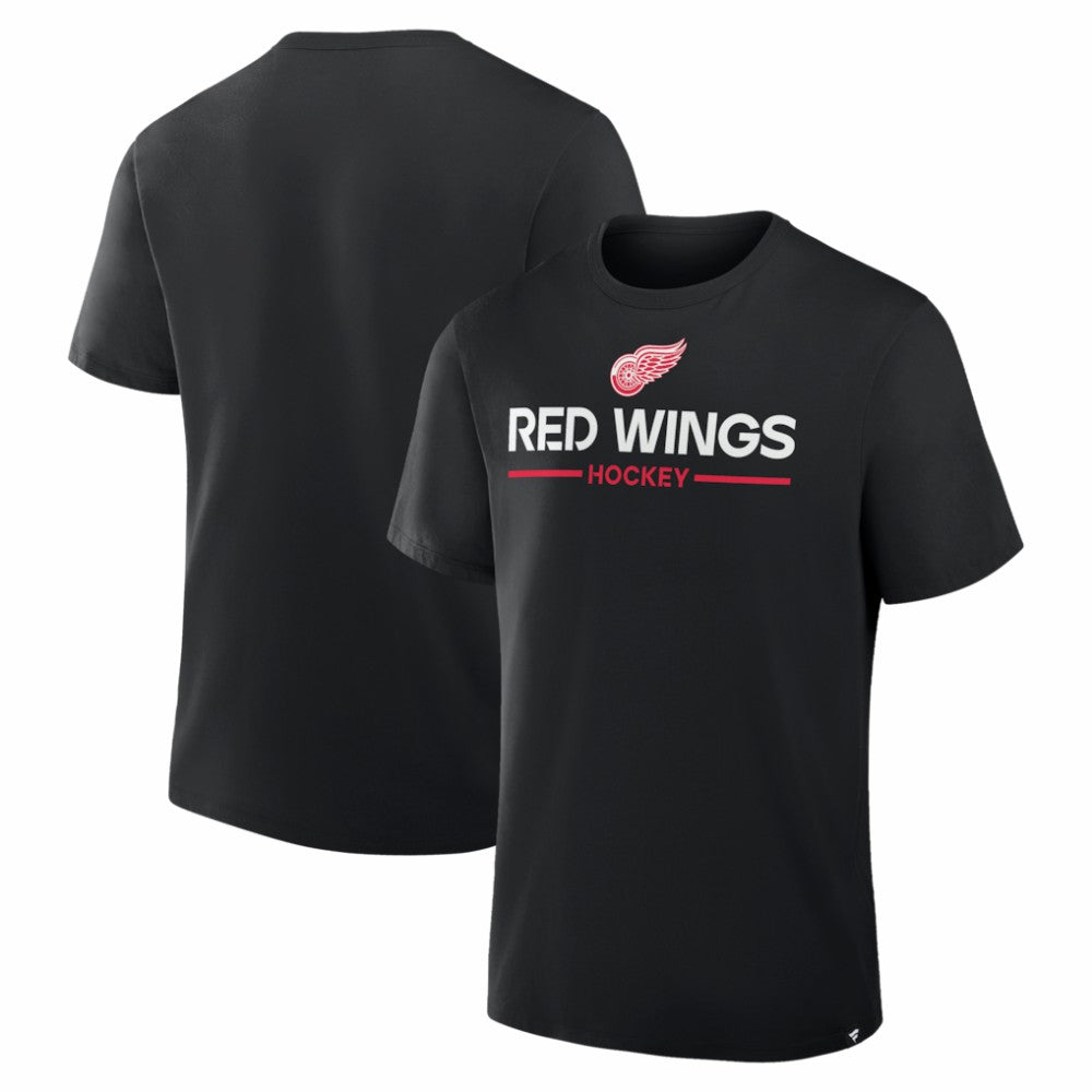 Detroit Red Wings Fanatics Authentic Pro Primary T-Shirt - Black - NHL