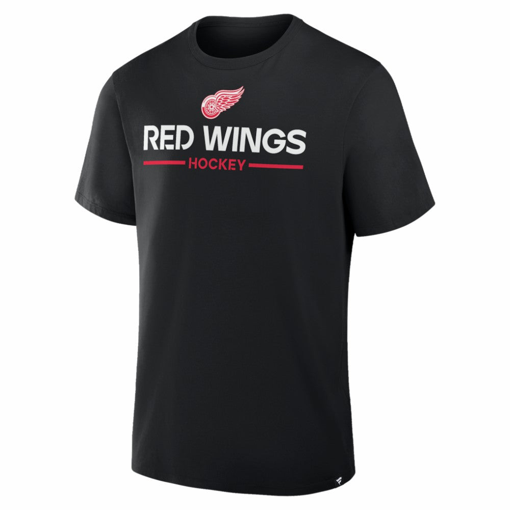 Detroit Red Wings Fanatics Authentic Pro Primary T-Shirt - Black - NHL