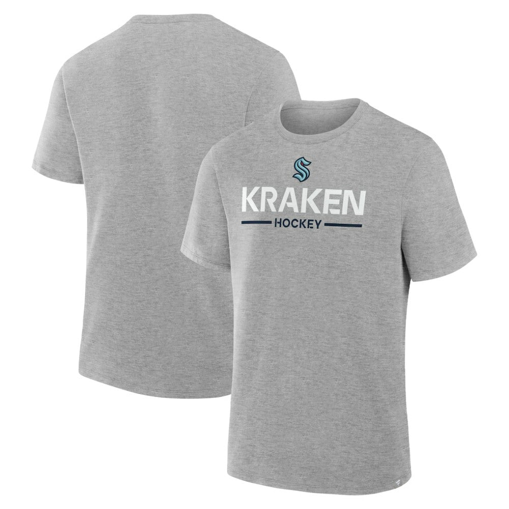 Seattle Kraken Fanatics Authentic Pro Primary T-Shirt - Gray - NHL