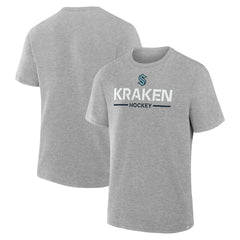 Seattle Kraken Fanatics Authentic Pro Primary T-Shirt - Gray - NHL