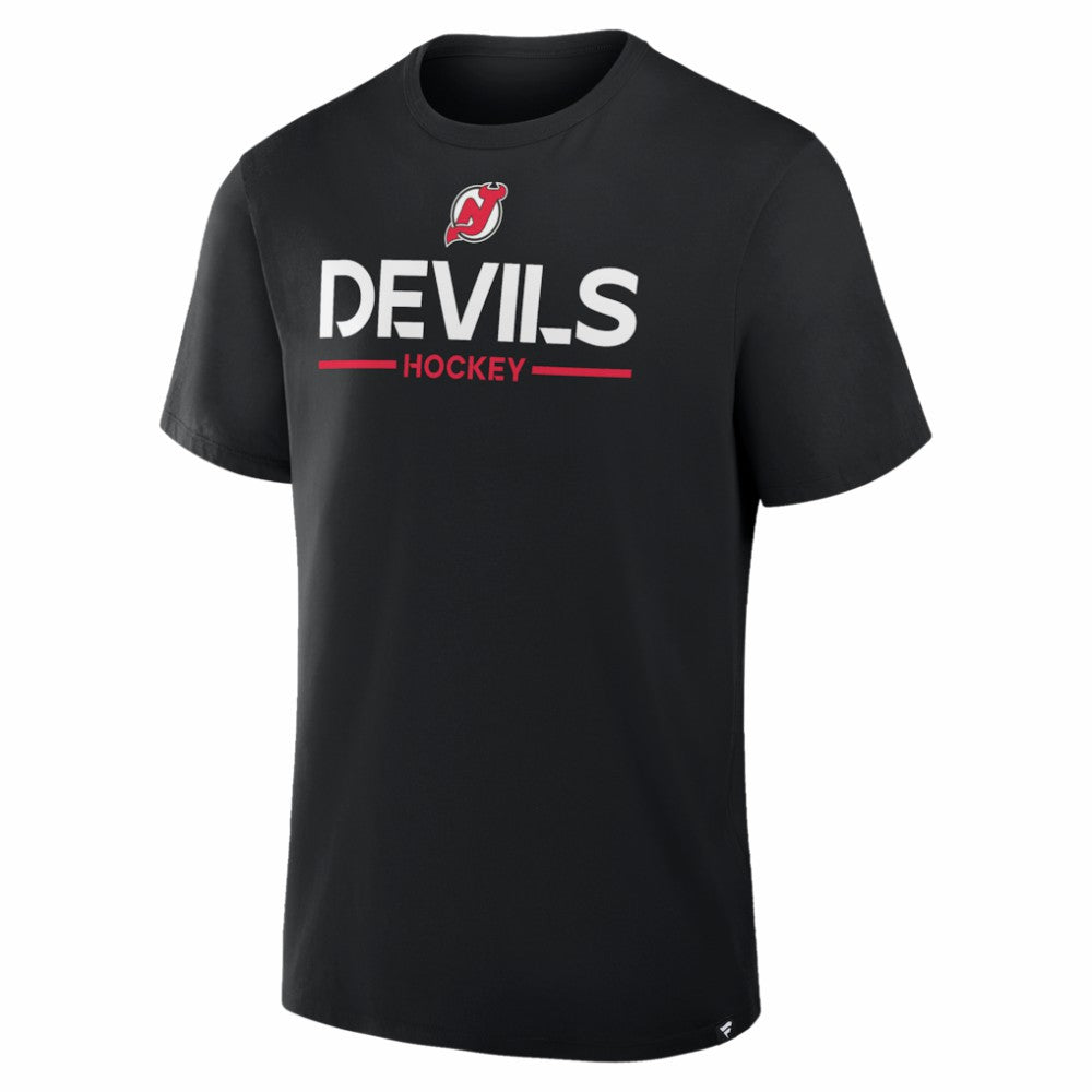 New Jersey Devils Fanatics Authentic Pro Primary T-Shirt - Black - NHL