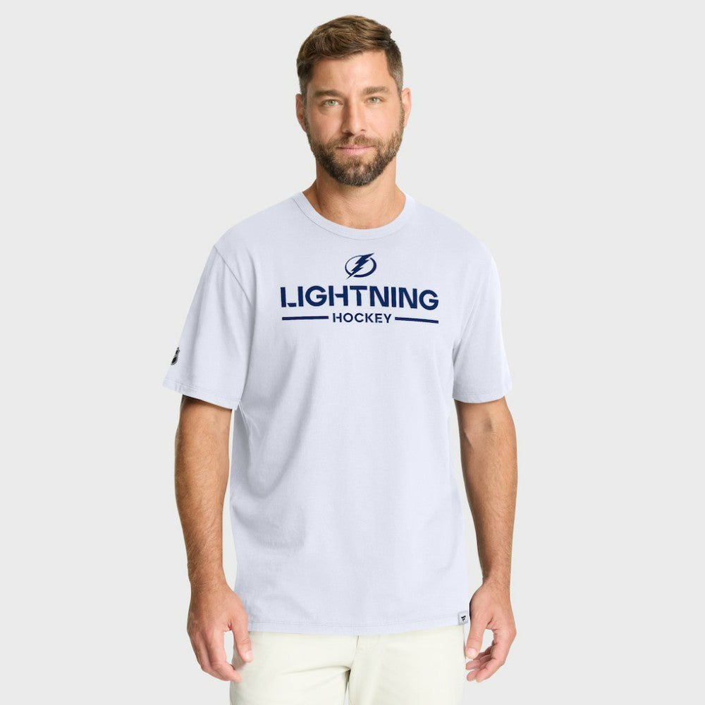 Tampa Bay Lightning Fanatics Authentic Pro Primary T-Shirt - White - NHL