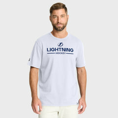 Tampa Bay Lightning Fanatics Authentic Pro Primary T-Shirt - White - NHL
