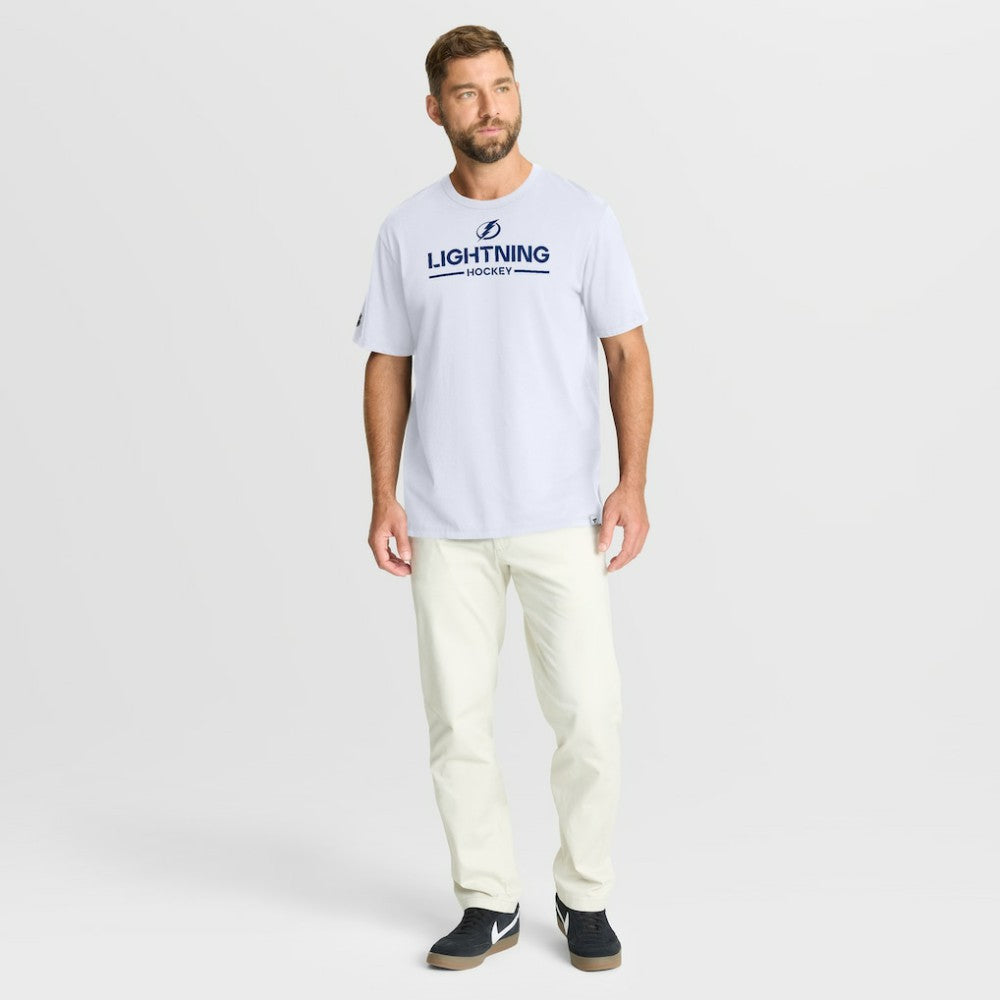 Tampa Bay Lightning Fanatics Authentic Pro Primary T-Shirt - White - NHL