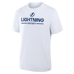 Tampa Bay Lightning Fanatics Authentic Pro Primary T-Shirt - White - NHL