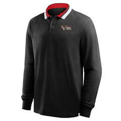 Sunderland Classic Long Sleeve Tipped Polo Shirt / Black / Mens - FIFA World CUP