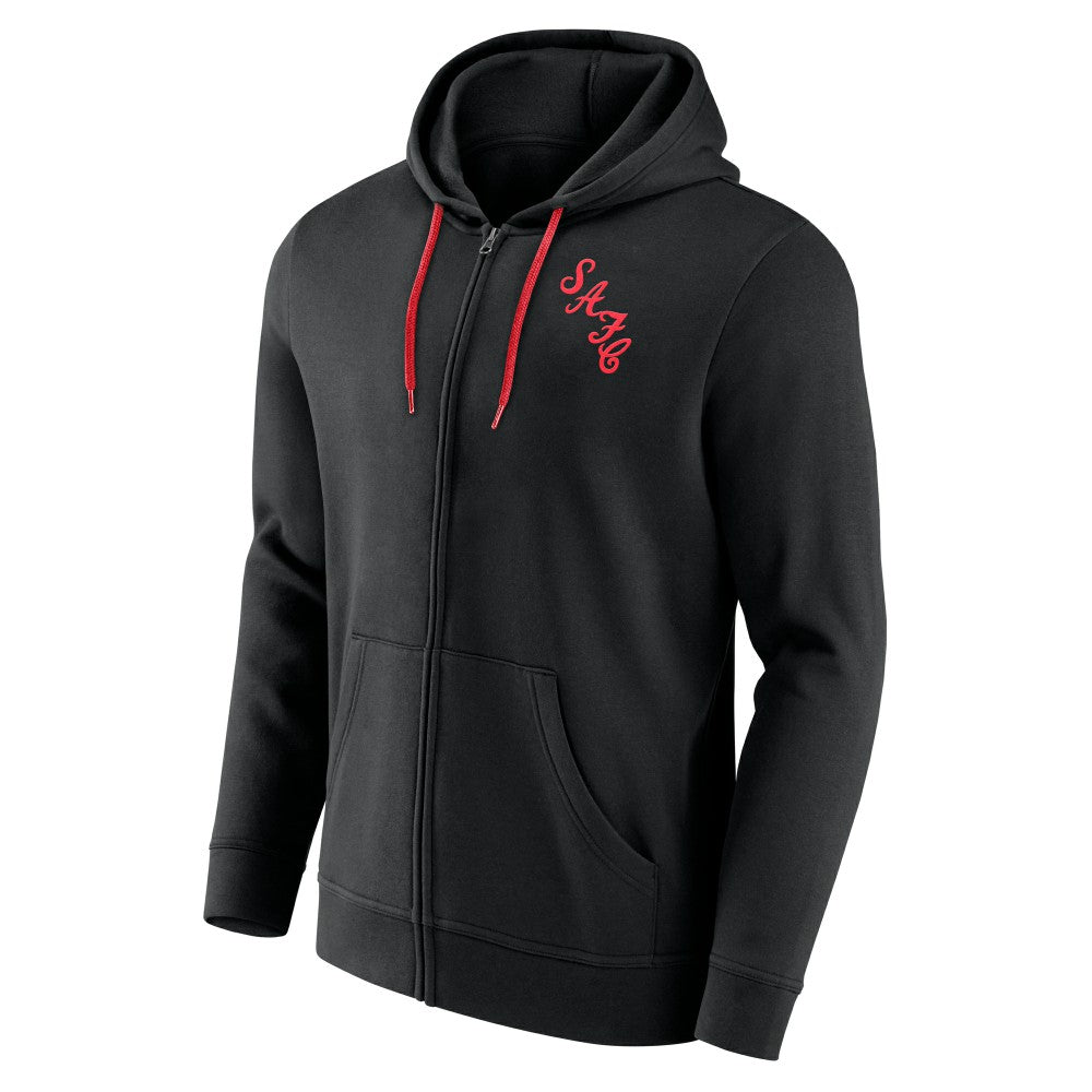 Sunderland Essentials Small Crest Full Zip Hoodie / Black / Mens - FIFA World CUP