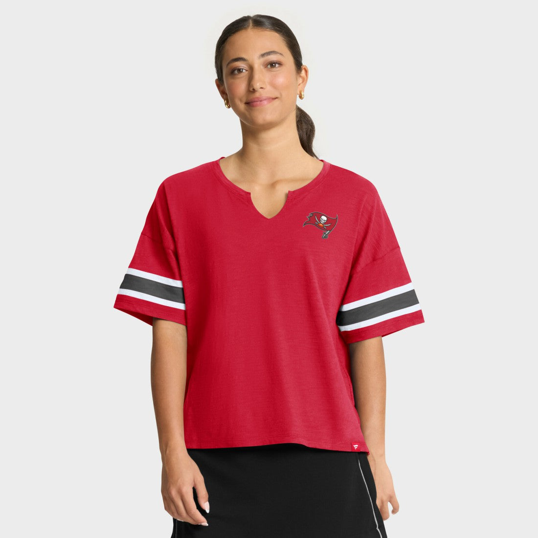 Tampa Bay Buccaneers Women's Redzone Curl Route T-Shirt Red | Fanatics