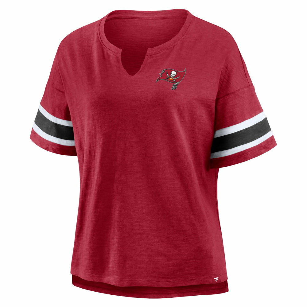 Tampa Bay Buccaneers Women's Redzone Curl Route T-Shirt Red | Fanatics