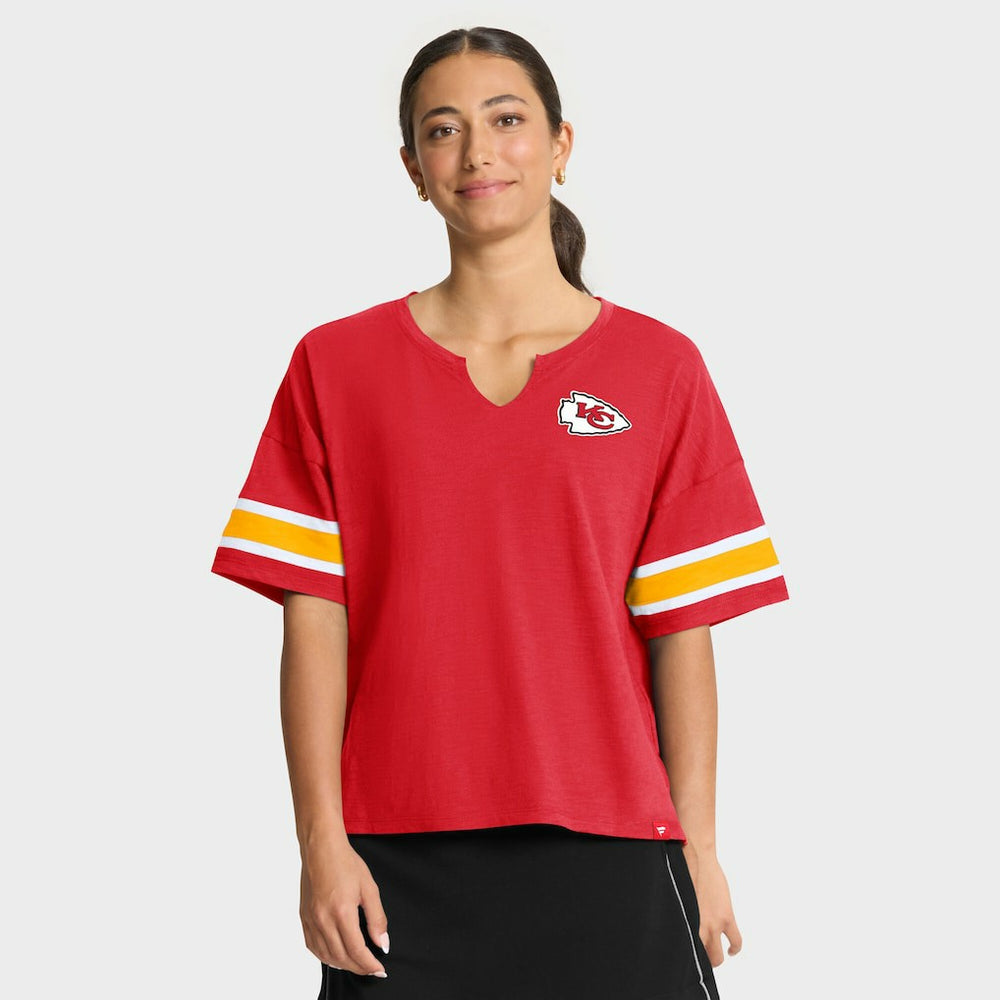 Kansas City Chiefs Women's Redzone Curl Route T-Shirt Red | Fanatics
