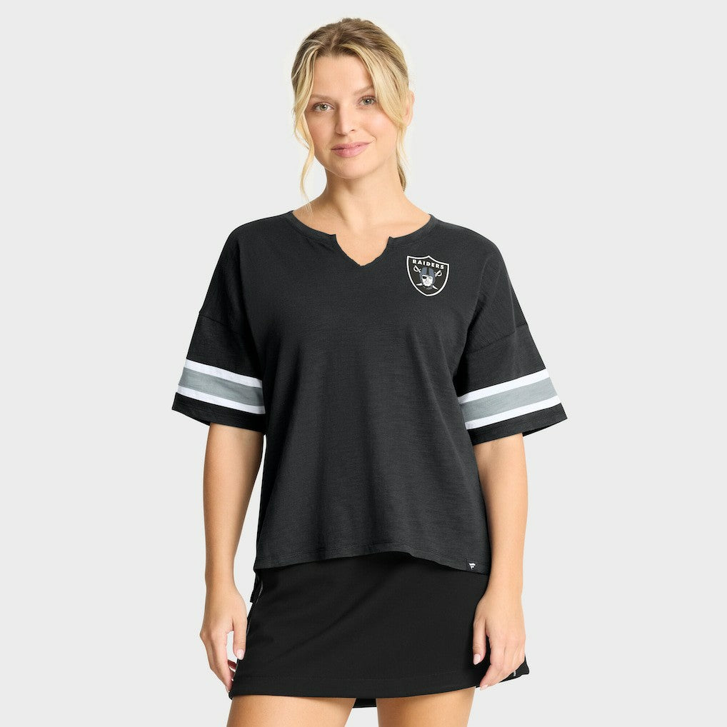 Las Vegas Raiders Women's Redzone Curl Route T-Shirt Black | Fanatics