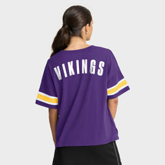 Minnesota Vikings Women's Redzone Curl Route T-Shirt Purple | Fanatics