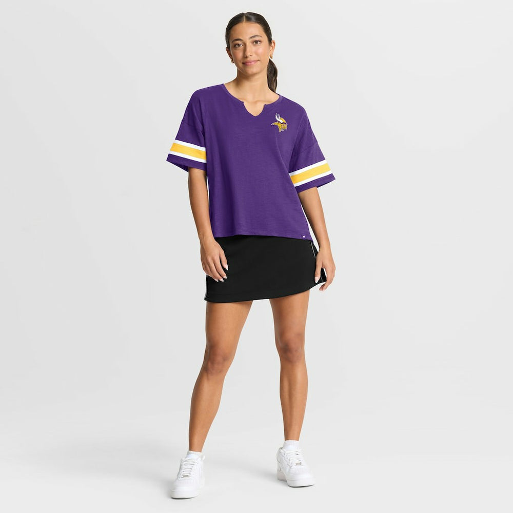Minnesota Vikings Women's Redzone Curl Route T-Shirt Purple | Fanatics