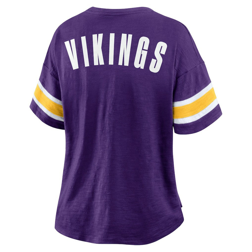Minnesota Vikings Women's Redzone Curl Route T-Shirt Purple | Fanatics