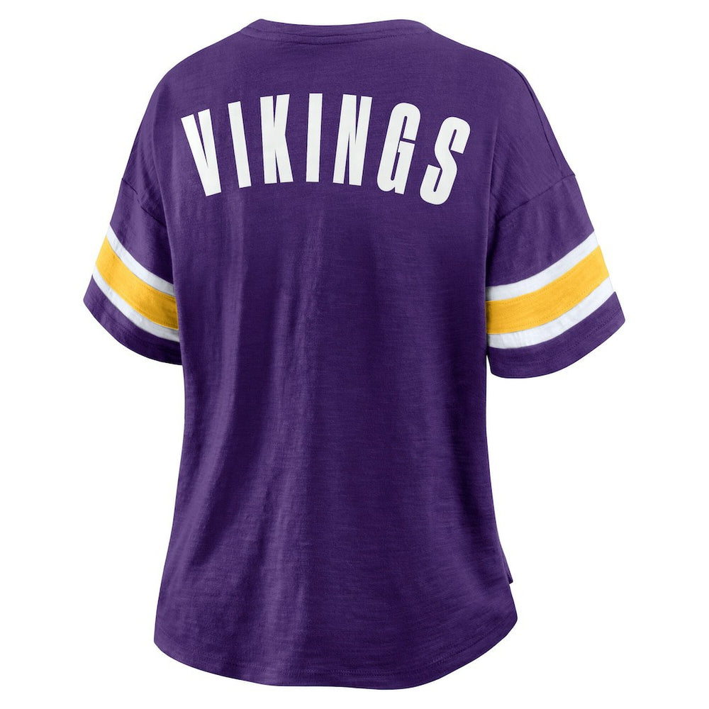 Minnesota Vikings Women's Redzone Curl Route T-Shirt Purple | Fanatics