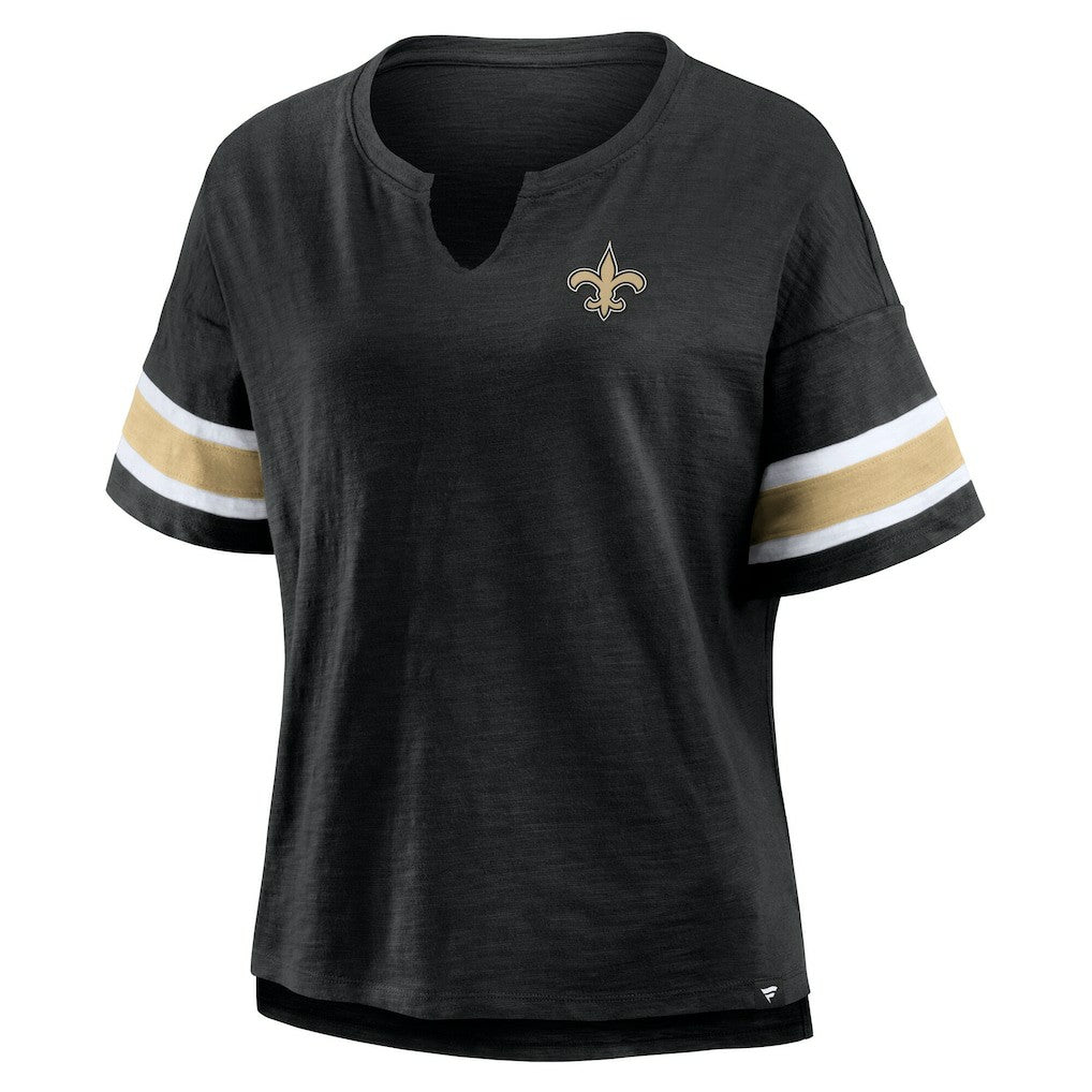 New Orleans Saints Women's Redzone Curl Route T-Shirt Black | Fanatics