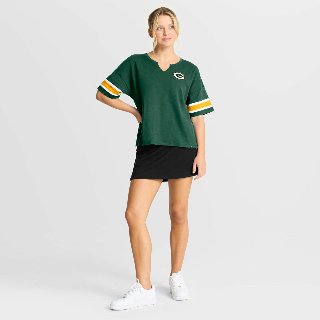 Green Bay Packers Women's Redzone Curl Route T-Shirt Green | Fanatics