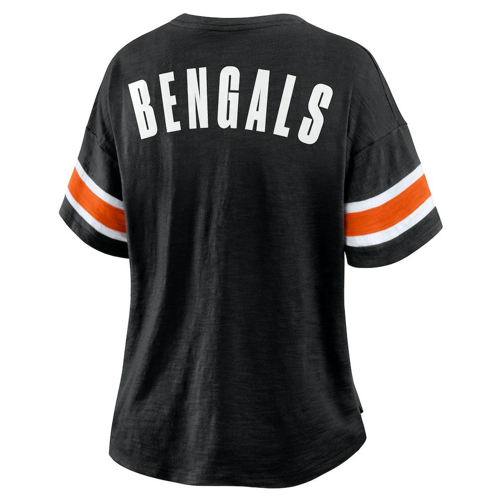 Cincinnati Bengals Women's Redzone Curl Route T-Shirt Black | Fanatics