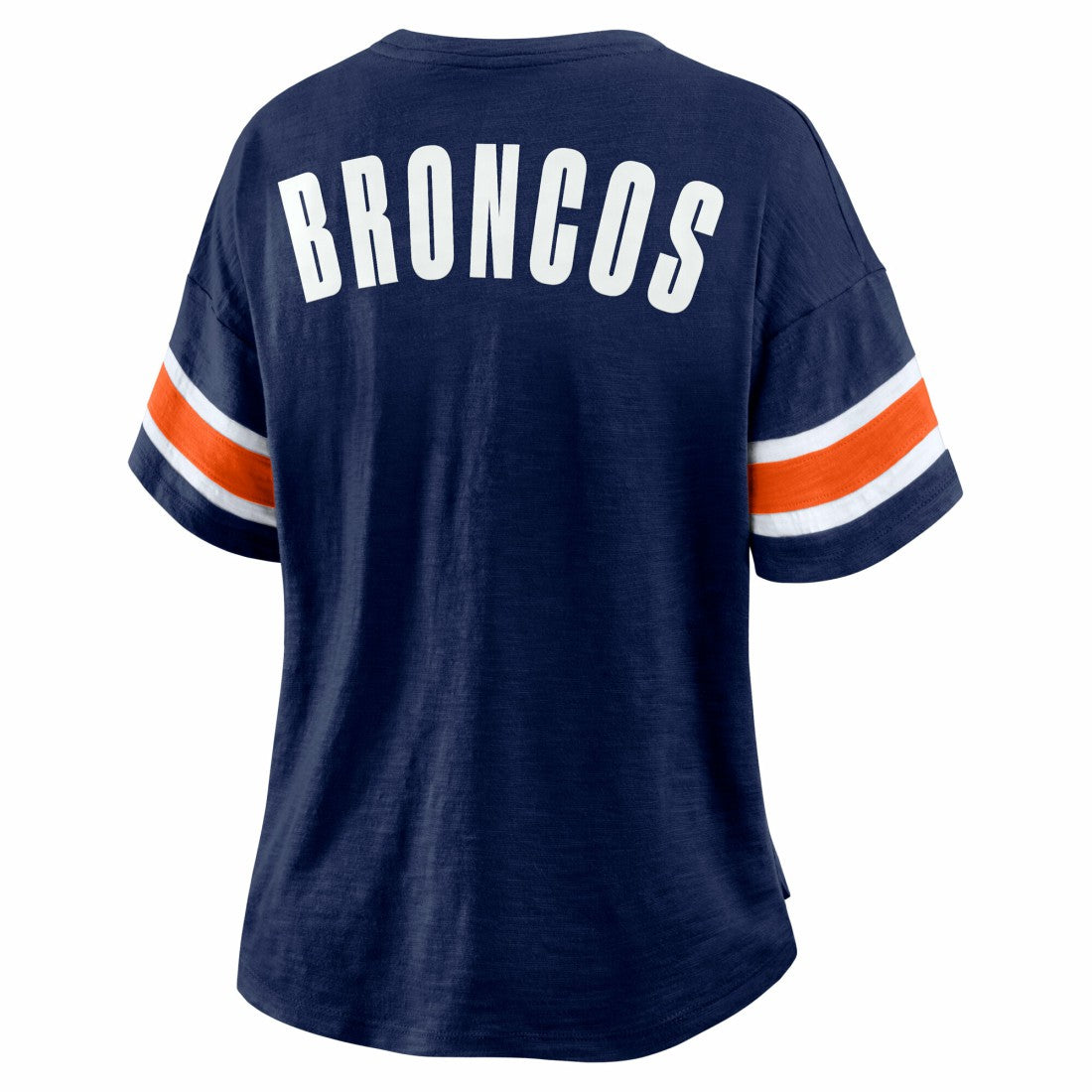 Denver Broncos Women's Redzone Curl Route T-Shirt Navy | Fanatics