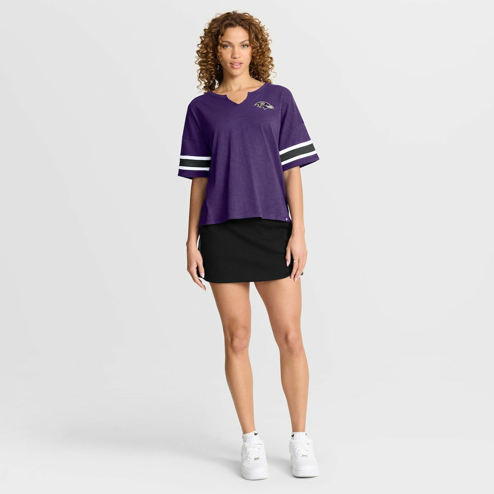 Baltimore Ravens Women's Redzone Curl Route T-Shirt Purple | Fanatics