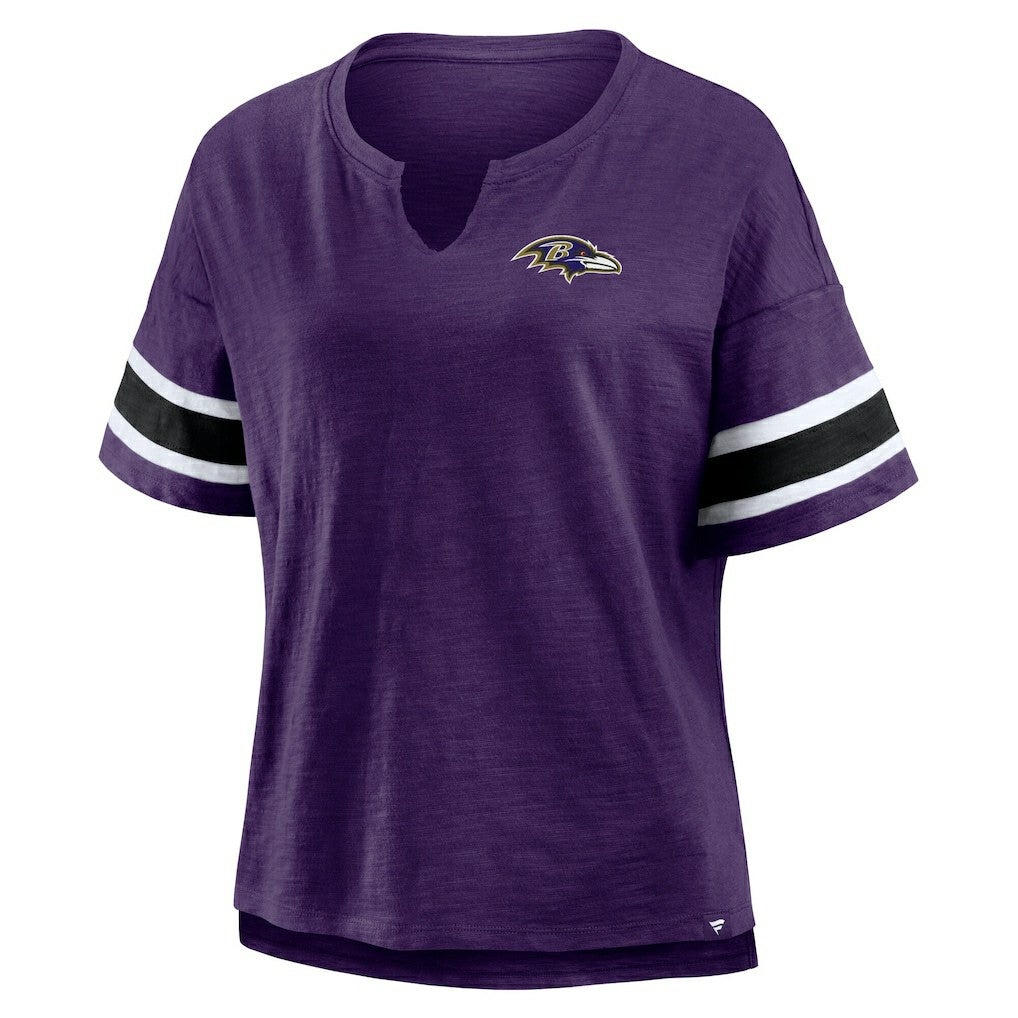 Baltimore Ravens Women's Redzone Curl Route T-Shirt Purple | Fanatics