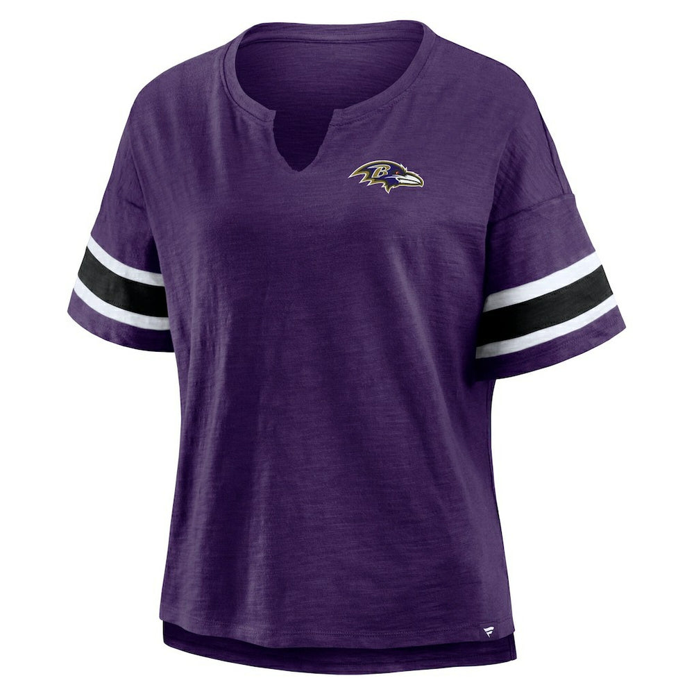 Baltimore Ravens Women's Redzone Curl Route T-Shirt Purple | Fanatics