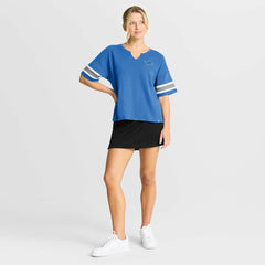 Detroit Lions Women's Redzone Curl Route T-Shirt Blue | Fanatics