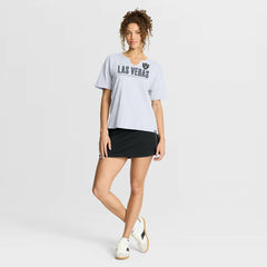 Las Vegas Raiders Women's Redzone Slub Boxy T-Shirt White | Fanatics