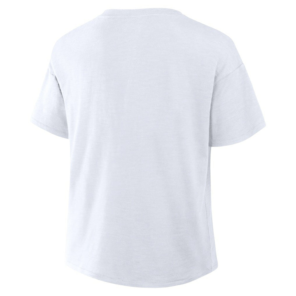 Miami Dolphins Women's Redzone Slub Boxy T-Shirt White | Fanatics