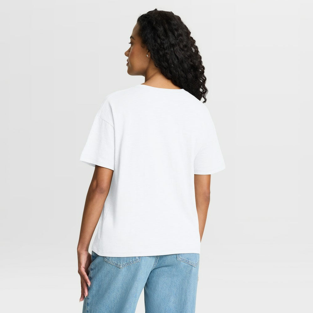 Minnesota Vikings Women's Redzone Slub Boxy T-Shirt White | Fanatics