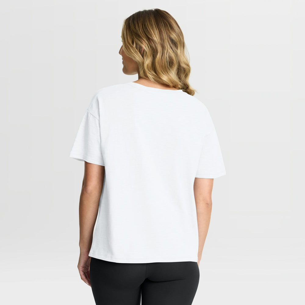 Seattle Seahawks Women's Redzone Slub Boxy T-Shirt White | Fanatics