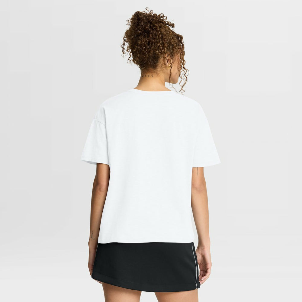 Atlanta Falcons Women's Redzone Slub Boxy T-Shirt White | Fanatics