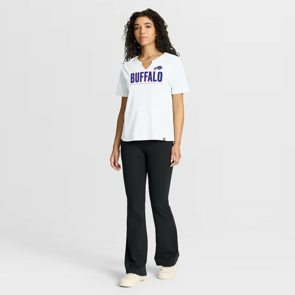 Buffalo Bills Women's Redzone Slub Boxy T-Shirt White | Fanatics