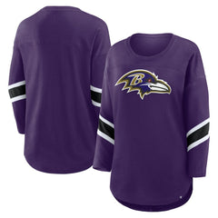 Baltimore Ravens Women's Redzone 3/4-Sleeve T-Shirt Purple | Fanatics