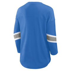 Detroit Lions Women's Redzone 3/4-Sleeve T-Shirt Blue | Fanatics