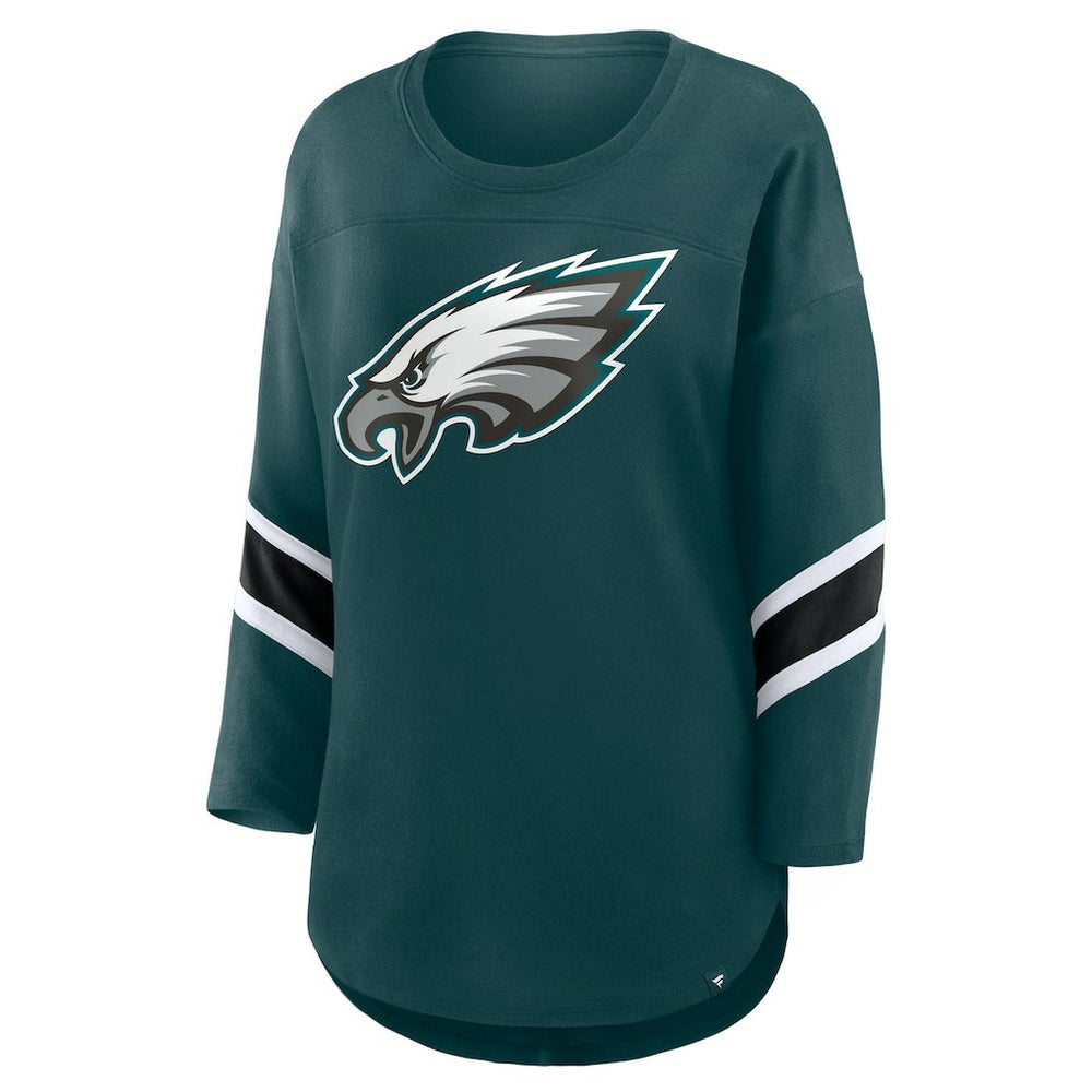 Philadelphia Eagles Women's Redzone 3/4-Sleeve T-Shirt Green | Fanatics
